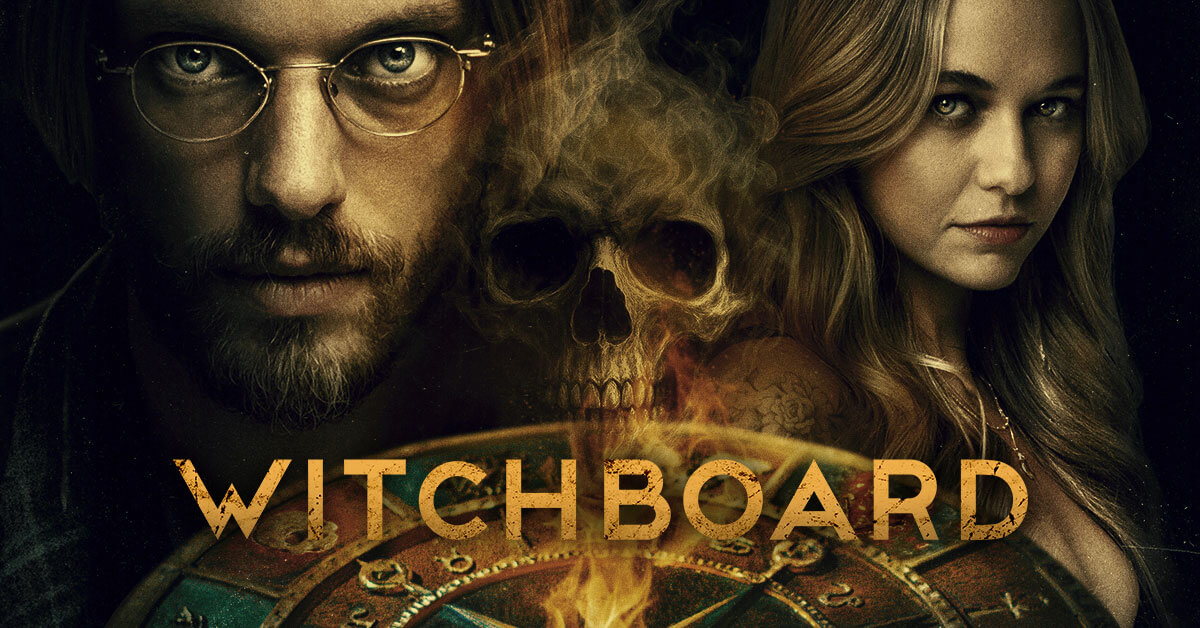 Witchboard 2025 supernatural horror scene with cursed board