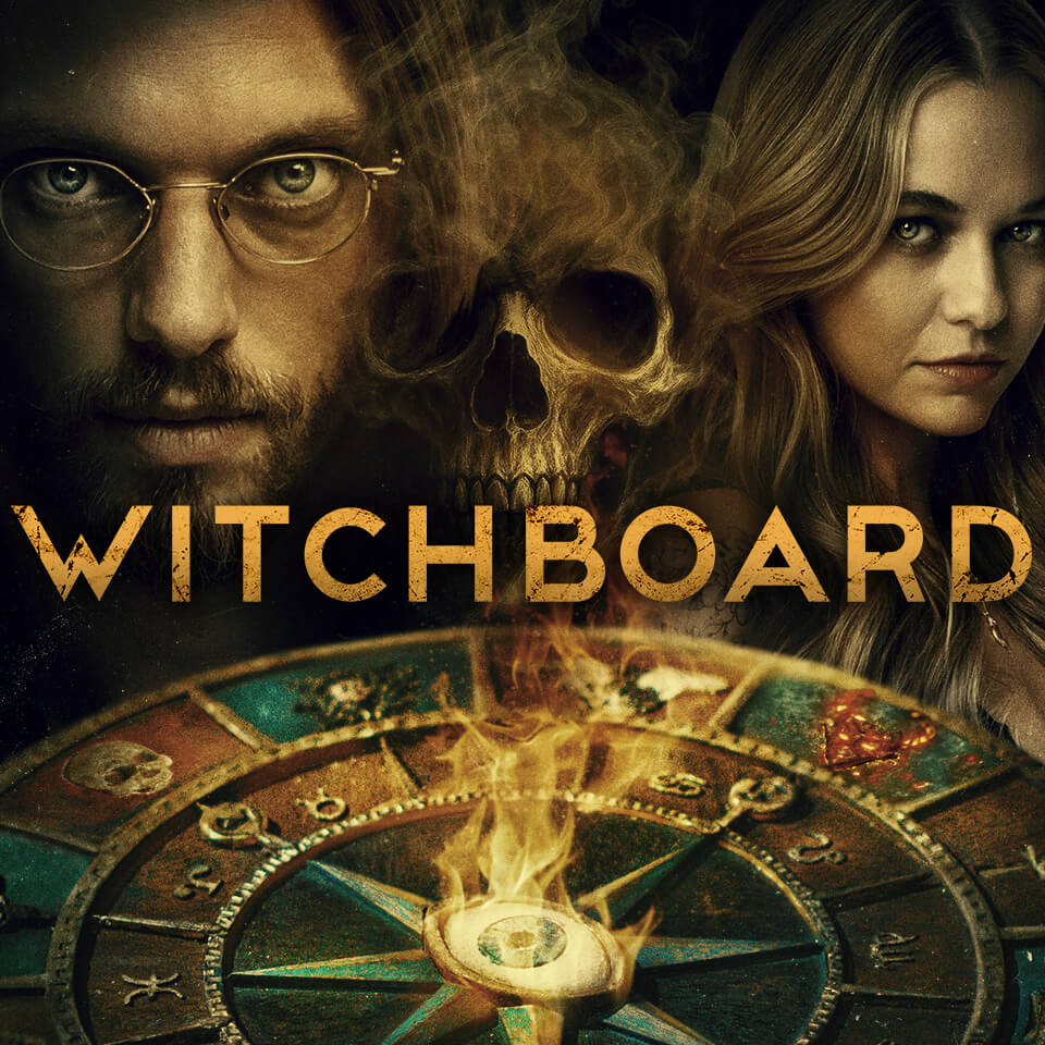 Witchboard 2025 promotional poster showing supernatural elements